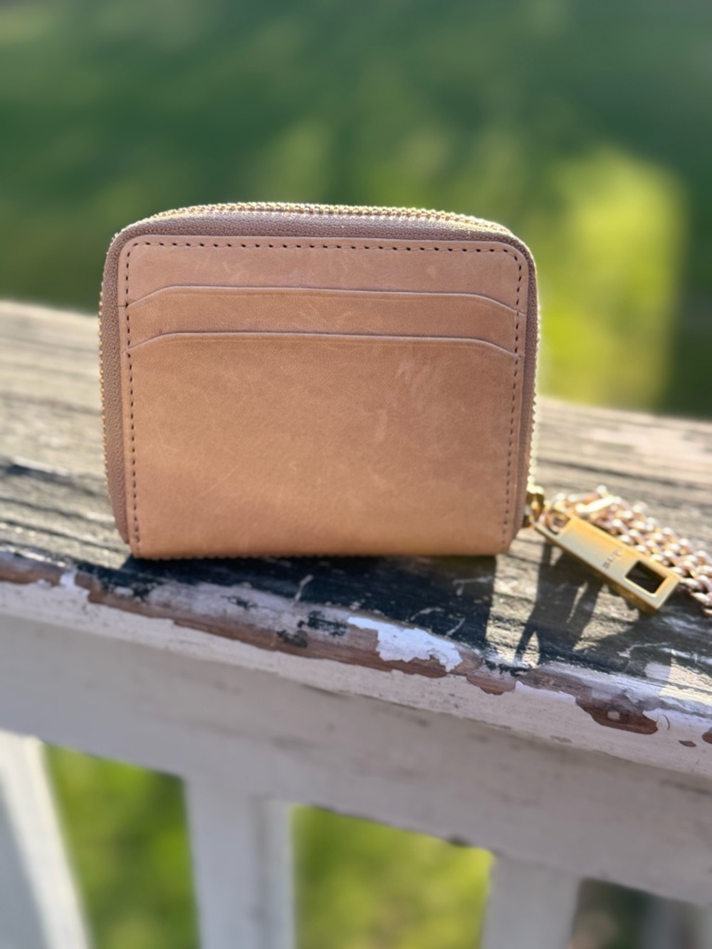 NWOT MARGOT LEATHER WALLET, COIN PURSE WRISTLET - Picture 2 of 4